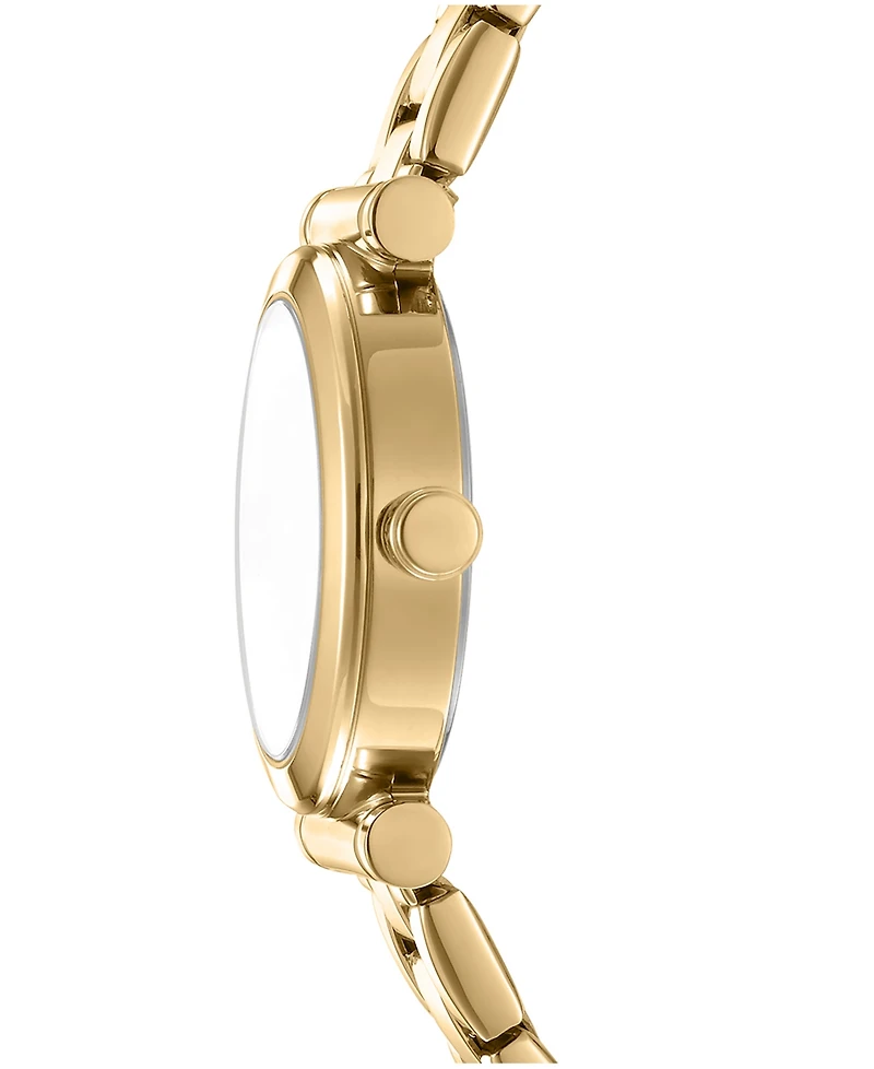 Dkny Women's Essentials Quartz Gold-Tone Stainless Steel Bracelet Watch 28mm