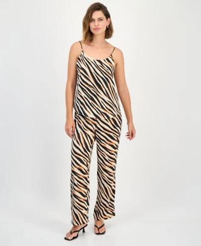 Bar Iii Scoop Neck Camisole Wide Leg Pants Macys Exclusive