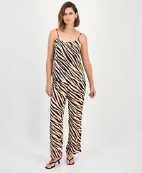 Bar Iii Scoop Neck Camisole Wide Leg Pants Macys Exclusive