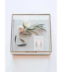 Untamed Petals Cami Crystal Drop Earrings