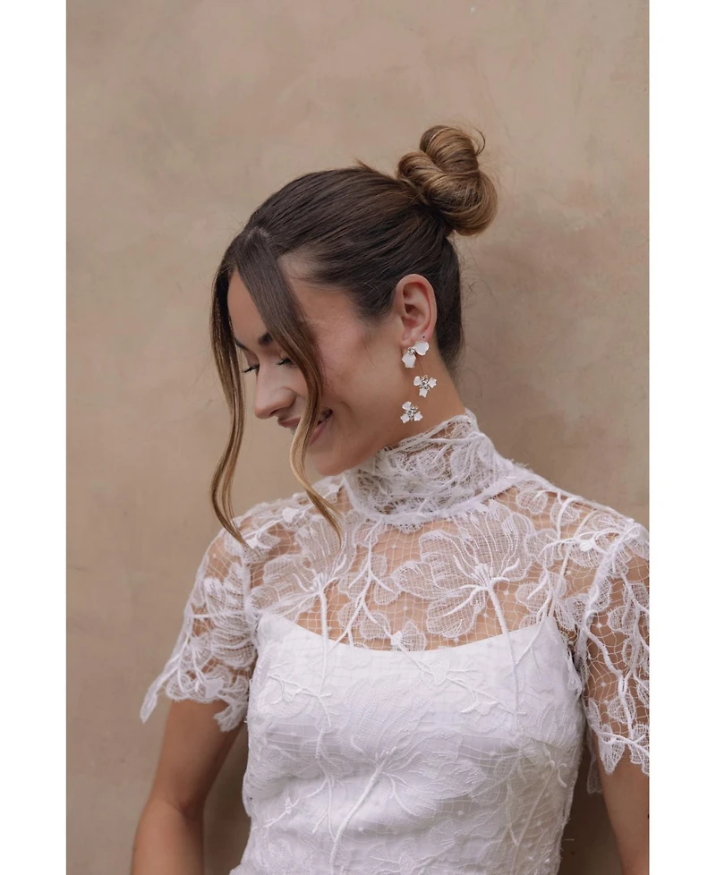 Untamed Petals Cove Crystal Statement Earrings