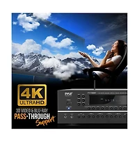 Pyle 7.1-Channel Hi-Fi Bluetooth Home Theater Receiver System (PT796BT) - 2000 Watt Max