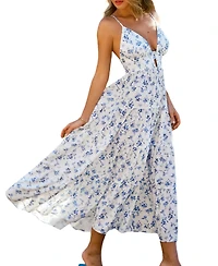 Cupshe Women's Simply Said Floral Maxi Beach Dress