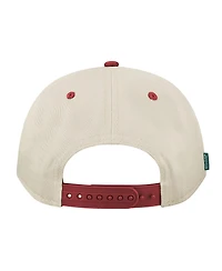 Legacy Men's Stone/Crimson Indiana Hoosiers College Football Playoff 2025 National Champions Stack Logo Adjustable Hat