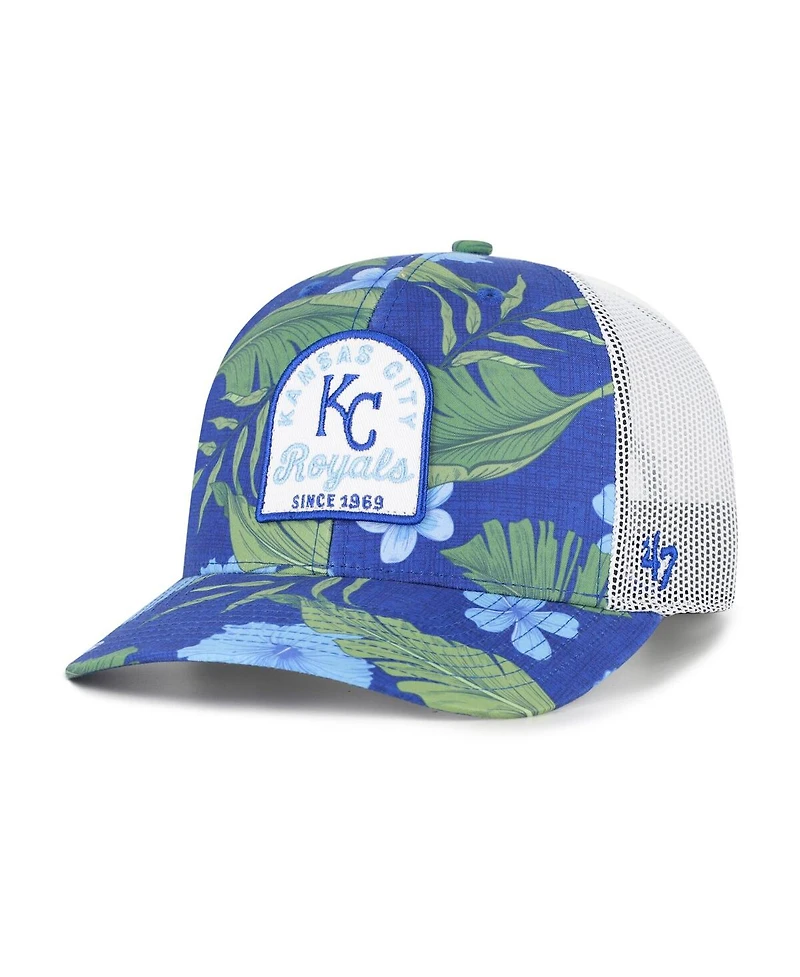 '47 Brand Men's Royal Kansas City Royals Tei Beachside Adjustable Trucker Hat