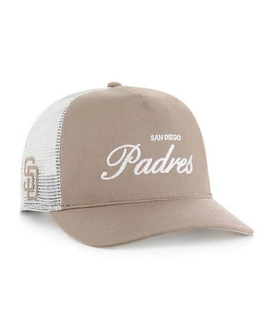 '47 Brand Men's Brown San Diego Padres Foundational Mesh Hitch Adjustable Hat