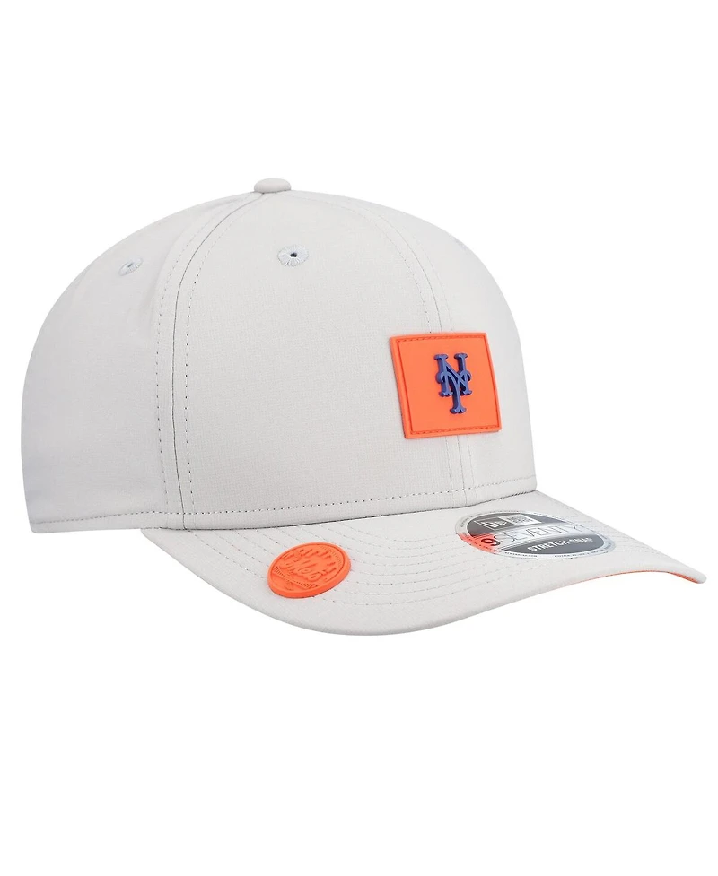 New Era Men's Gray New York Mets 2026 Clubhouse 9SEVENTY Adjustable Hat