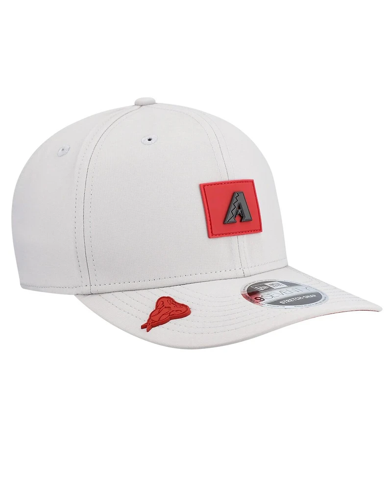 New Era Men's Gray Arizona Diamondbacks 2026 Clubhouse 9SEVENTY Adjustable Hat