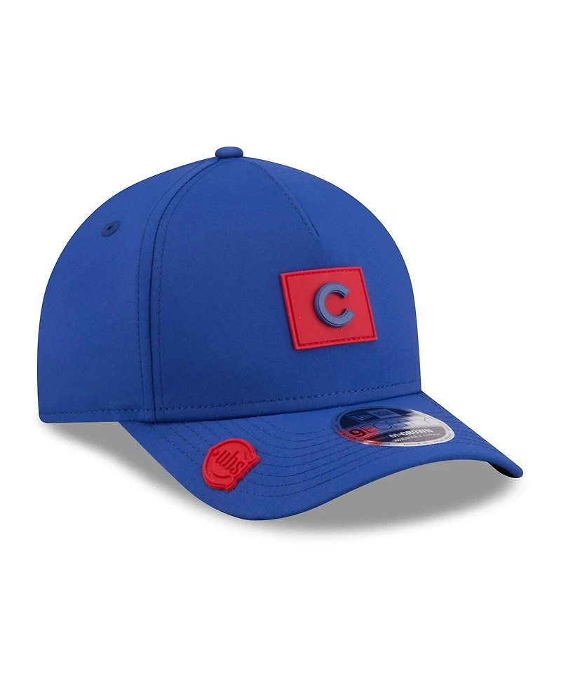 New Era Men's Royal Chicago Cubs 2026 Clubhouse 9FORTY A-Frame Adjustable Hat