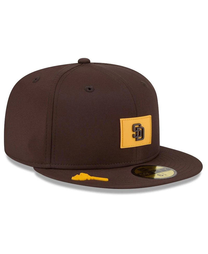 New Era Men's Brown San Diego Padres 2026 Clubhouse 59FIFTY Fitted Hat