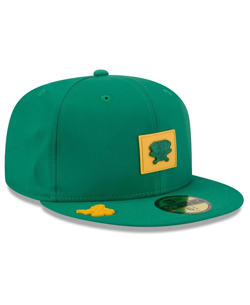 New Era Men's Green Athletics 2026 Clubhouse Alternate 59FIFTY Fitted Hat
