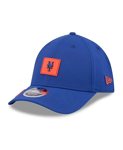 New Era Men's Royal York Mets 2026 Clubhouse M-Crown 39THIRTY Flex Hat