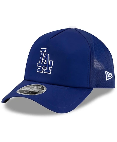 New Era Men's Royal Los Angeles Dodgers 2026 Batting Practice Apex 9FORTY Adjustable Trucker Hat