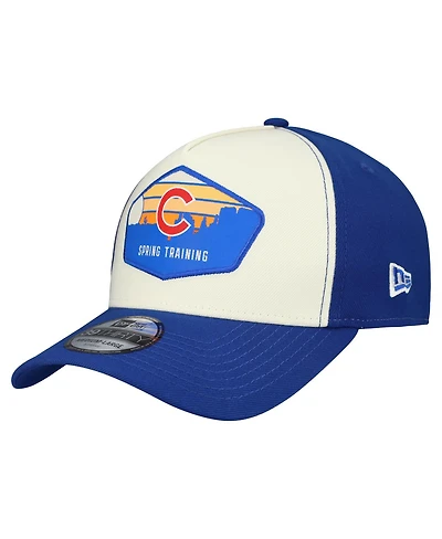 New Era Men's Stone/Royal Chicago Cubs 2026 Spring Training Fan Pack Gradient 39THIRTY Flex Hat