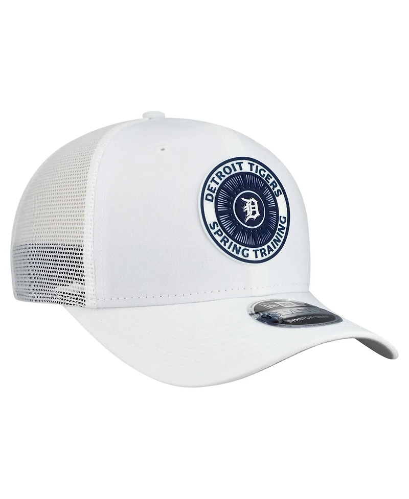 New Era Men's White Detroit Tigers 2026 Spring Training Fan Pack 9SEVENTY Adjustable Trucker Hat