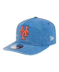 New Era Men's Royal New York Mets Throwback Denim Classic 19TWENTY Adjustable Hat