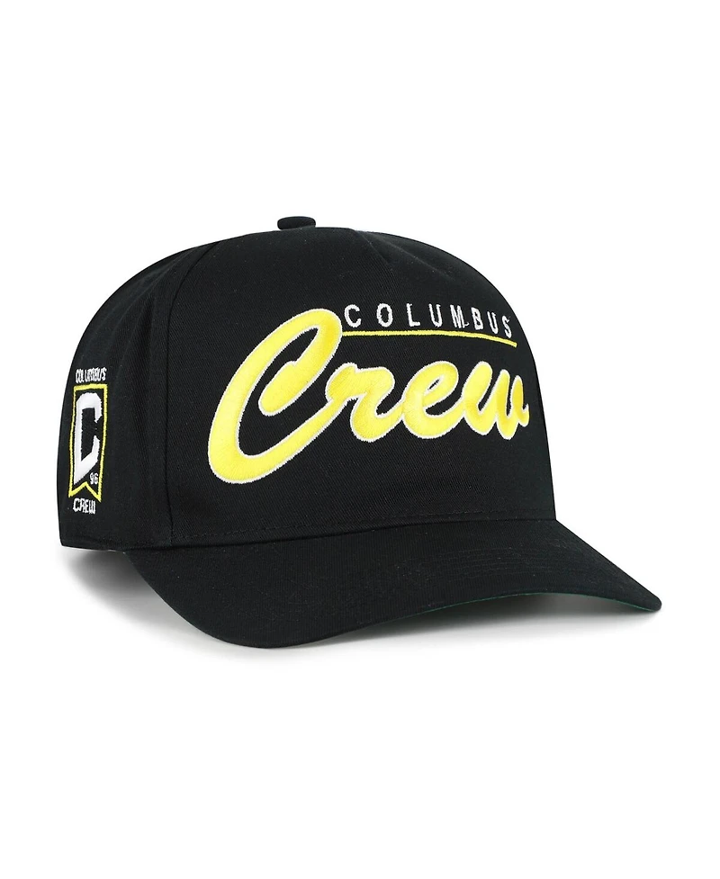'47 Brand Men's Black Columbus Crew Brushmark Hitch Adjustable Hat