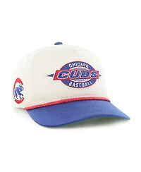 '47 Brand Big Boys and Girls Natural/Royal Chicago Cubs Frame Out Hitch Adjustable Hat