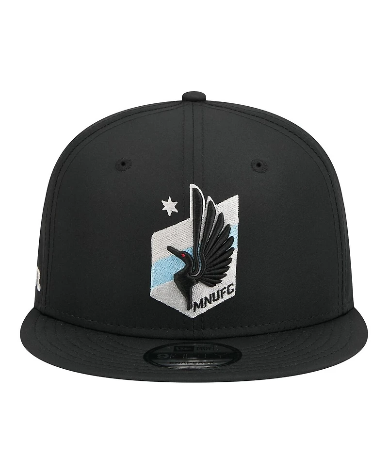 New Era Men's Black Minnesota United Fc 2026 Jersey Hook 9FIFTY Snapback Hat