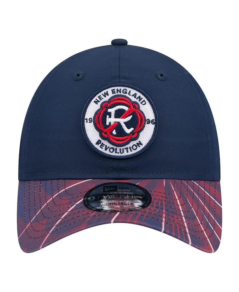 New Era Men's Navy New England Revolution 2026 Jersey Hook 9TWENTY Adjustable Hat