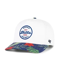 '47 Brand Men's White/Royal Buffalo Bills Beach Side Hitch Adjustable Hat