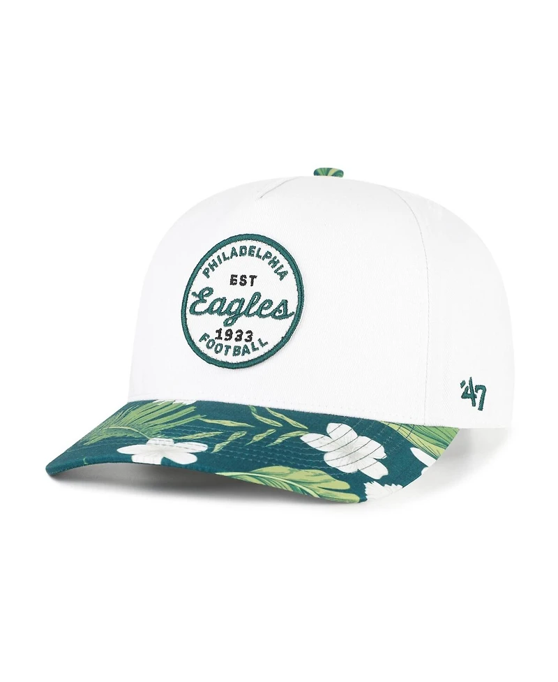 '47 Brand Men's White/Midnight Green Philadelphia Eagles Beach Side Hitch Adjustable Hat