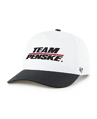 '47 Brand Men's White/Black Team Penske Nascar Two-Tone Team Adjustable Hitch Hat