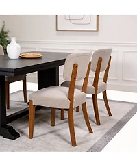 Streamdale Furniture Modern Armless Dining Chairs Set of 2.