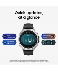 Samsung Galaxy Watch8 Classic Stainless Steel Smartwatch 46mm Bt - (2025, Sm-L500NZWAXAA)