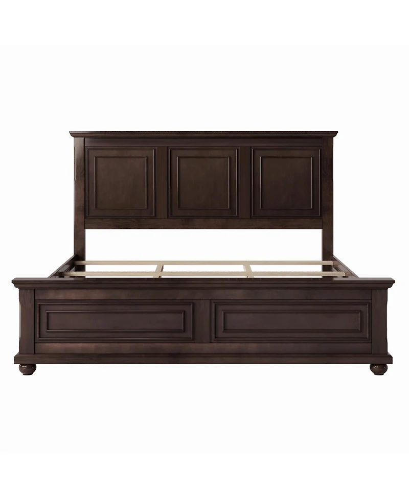 Streamdale Furniture Streamdale Vintage Pinewood King Headboard Bed Frame