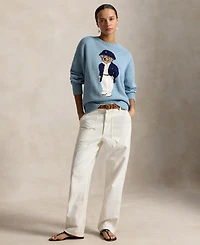 Polo Ralph Lauren Women's Bear Oversized Crewneck Sweater