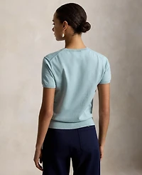 Polo Ralph Lauren Women's Short-Sleeve Crewneck Sweater