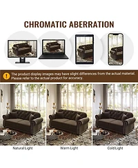Streamdale Furniture Velvet Ottoman for Sofas in Living Rooms, Offices