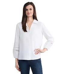 Jones New York Women's Collared Long-Sleeve Shirt