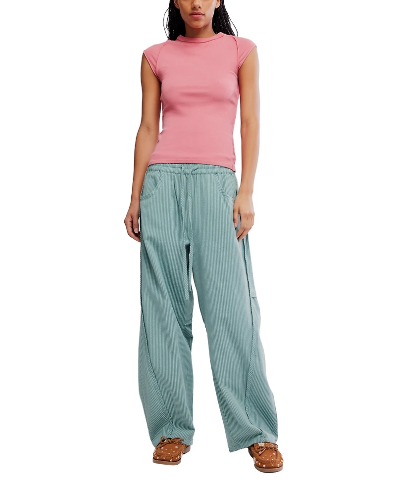 Free People Women's Ever Had Cap-Sleeve T-Shirt