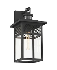 John Timberland Torse High Textured Motion Sensor Outdoor Wall Light