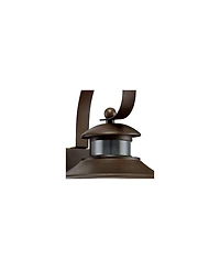 John Timberland Hogan High Traditional Outdoor Wall Light Fixture Mount Porch House Set of 2 Motion Sensor Bronze Finish