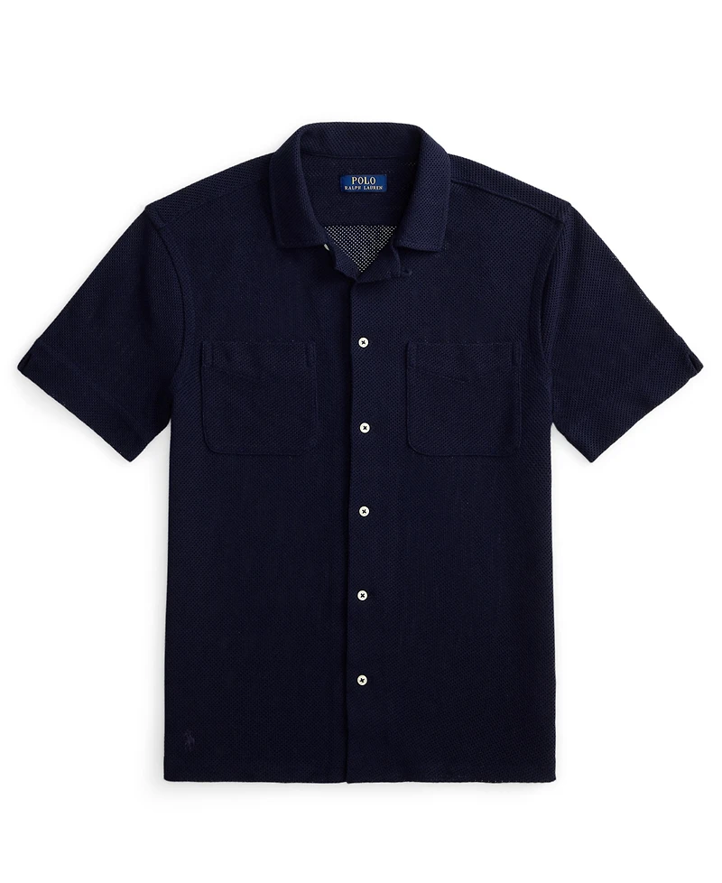 Polo Ralph Lauren Textured Pointelle Camp Shirt