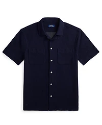 Polo Ralph Lauren Textured Pointelle Camp Shirt