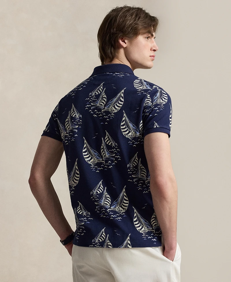 Polo Ralph Lauren Men's Classic-Fit Sailboat Mesh Shirt