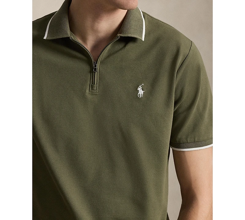 Polo Ralph Lauren Men's Classic-Fit Stretch Mesh Zip Shirt