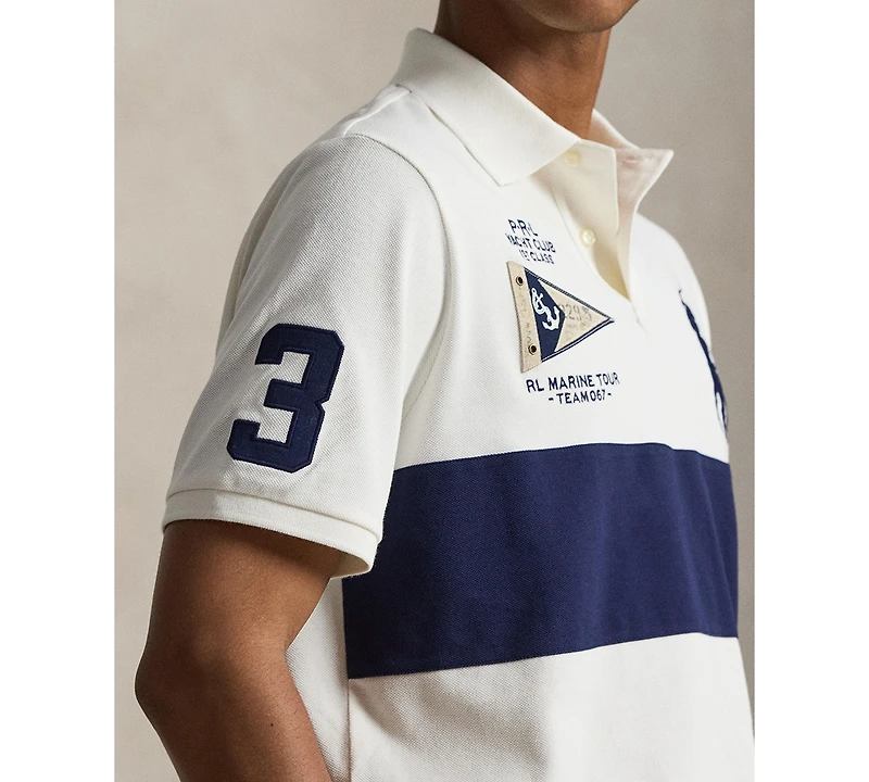 Polo Ralph Lauren Men's Custom Slim-Fit Big Pony Mesh Shirt