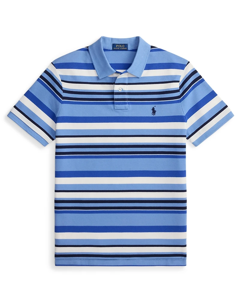 Polo Ralph Lauren Men's Custom Slim-Fit Striped Mesh Shirt