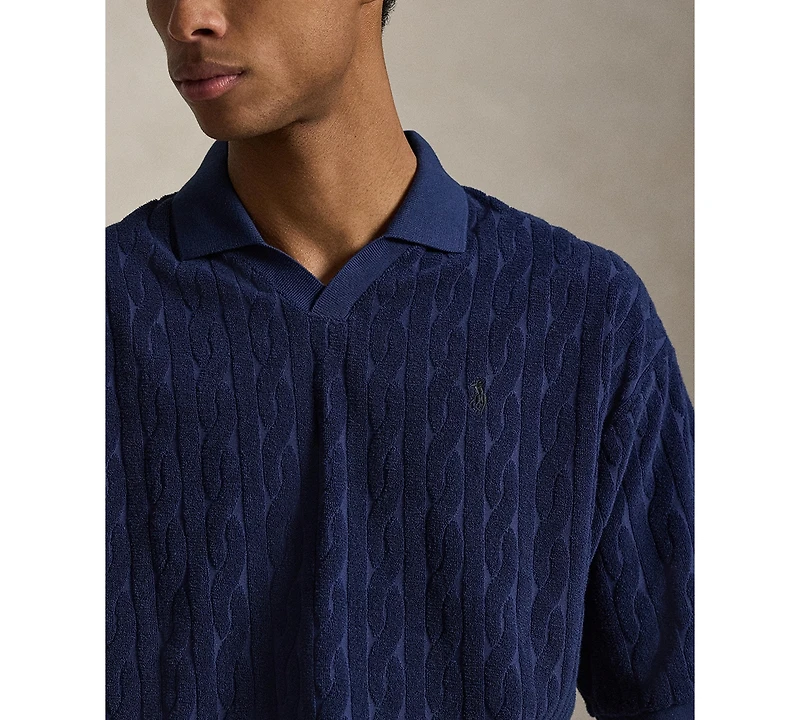 Polo Ralph Lauren Men's Relaxed-Fit Cable-Knit Terry Shirt