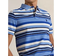 Polo Ralph Lauren Men's Custom Slim-Fit Striped Mesh Shirt
