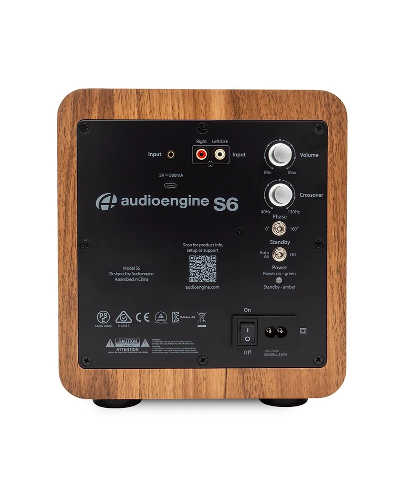 Audioengine S6 Powered Compact Subwoofer