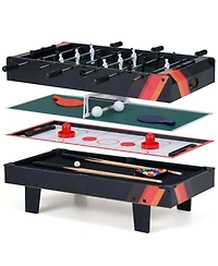 Slickblue Combo Game Table 4 1 with Billiards Set