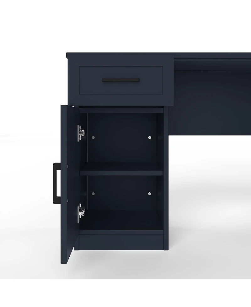 Streamdale Furniture L-Shaped Desk w/ Storage, Power Outlet