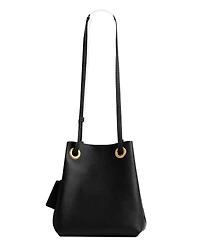 Coach Leather Jade Drawstring Crossbody Bag
