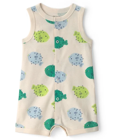 Carter's Baby Boys' Cotton Short-Sleeve Romper